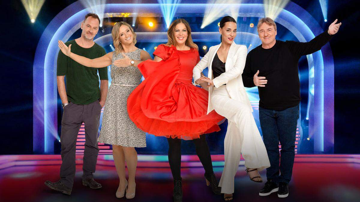 Christian Dolezal, Michi Kirchgasser, Natalia Ushakova, Edita Malovčić und Andreas Ogris gehen unter die &quot;Dancing Stars&quot;.