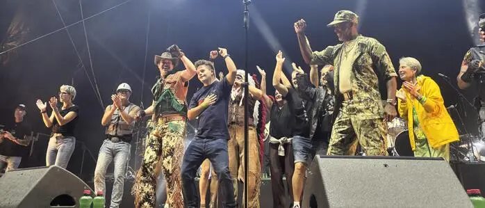 Die Village People sorgten für beste Stimmung am Leobener Hauptplatz