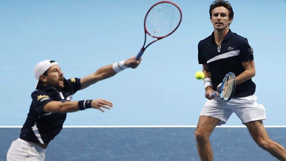 Jürgen Melzer und Edouard Roger-Vasselin  verlieren die AUftakt-Patie bei den ATP Finals 