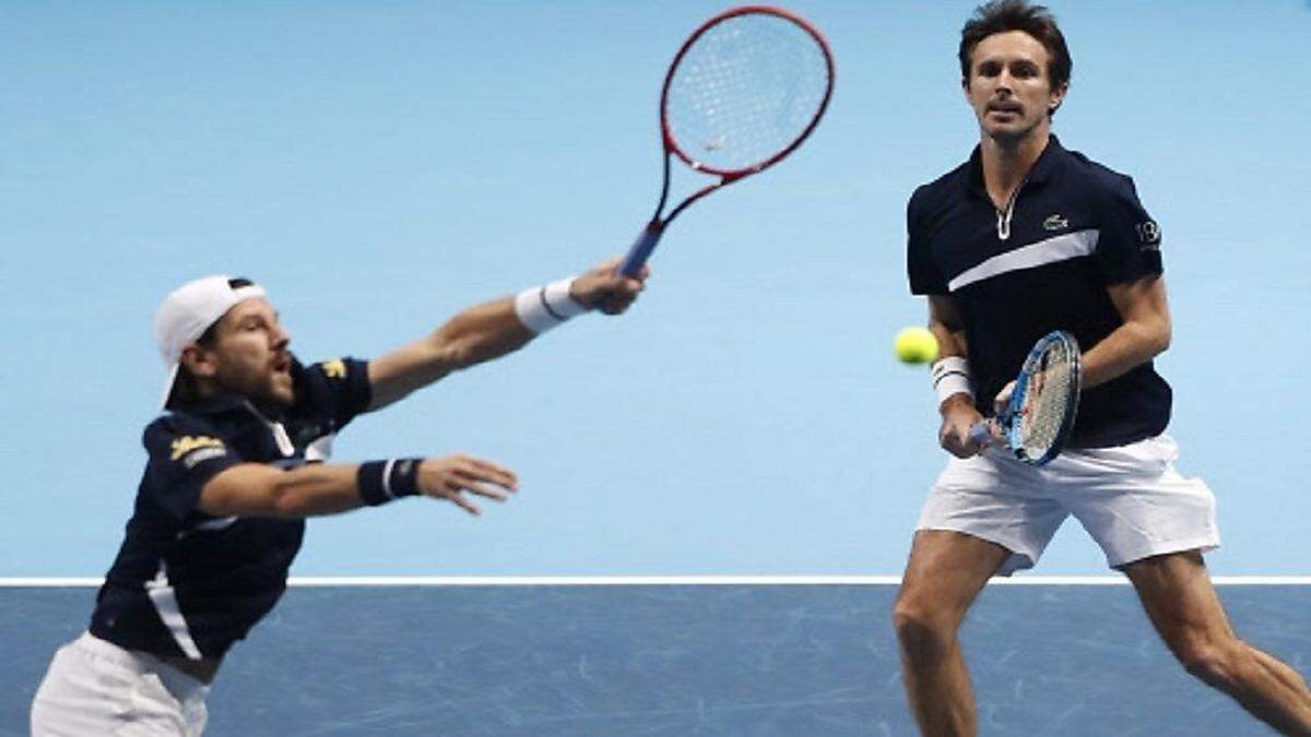 Jürgen Melzer und Edouard Roger-Vasselin  verlieren die AUftakt-Patie bei den ATP Finals 