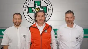 Luden zur Feier: Johannes Stoxreiter, Hannes Gütler und Mathias Baier