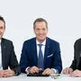 Der Neue im Vorstand Kurt Tschemernjak (links), Gerhard Schöffmann und Jürgen Hartinger