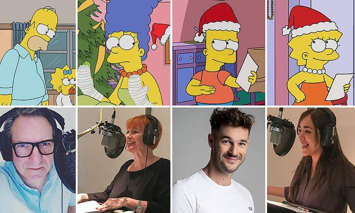 Für die Neu- vertonung der Episode „Weihnachten in Florida“ haben Robert Palfrader (Homer), Chris Lohner (Marge), Paul Pizzera (Bart) und Yasmo (Lisa) den „Simpsons“ aus Springfield ihre Stimmen geliehen: