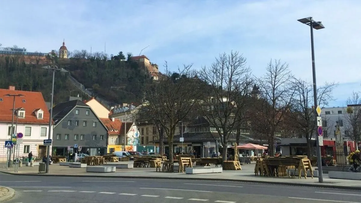 Die in die Jahre gekommene Markthalle soll als Herzstück am Lendplatz wieder in neuem Glanz erstrahlen