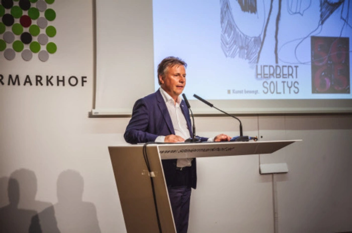 ...und der Chef des Hauses, Johann Baumgartner.