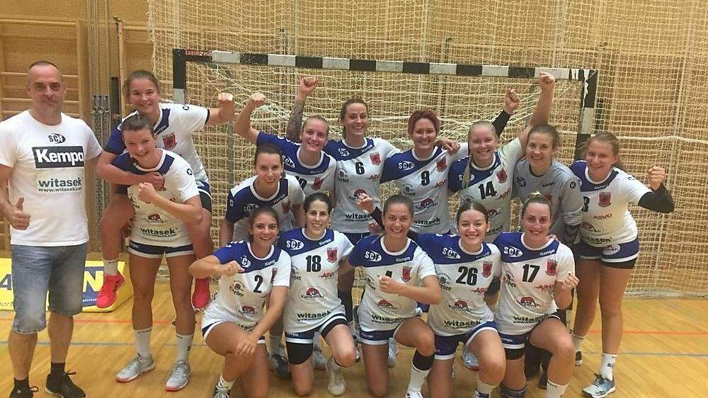 Die jungen Kärntner Handballerinnen feierten gegen Perchtoldsdorf einen ganz souveränen Auswärtssieg