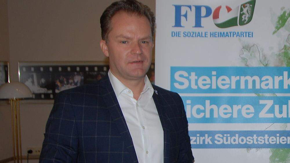 Walter Rauch wird bei der Gemeinderatswahl 2020 als FPÖ-Spitzenkandidat in Bad Radkersburg antreten.