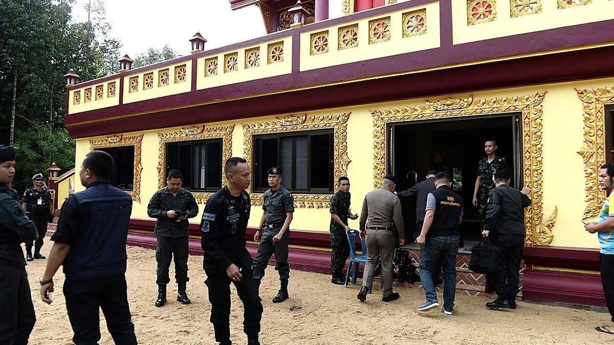  In diesem Tempel wurden die beiden Mönche von ihren Angreifern getötet