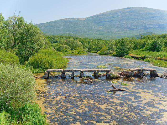 Eine Naturschönheit: Der Fluss Cetina im Umland von Split ist die Lebensader der Region