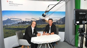 Der stellvertretende Direktor Andreas Steinwidder (l.) und Direktor Johann Gasteiner von der HBLFA Raumberg-Gumpenstein