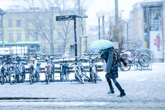 Impressionen aus der verschneiten Stadt