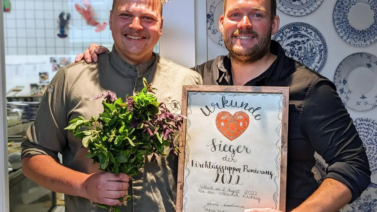 Florian Hipp und Martin Kribitsch von der Kaffeeteria