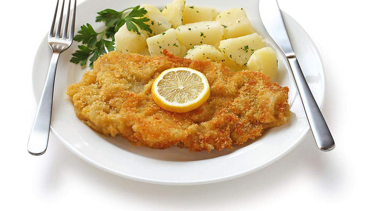 Zitrone und Schnitzel