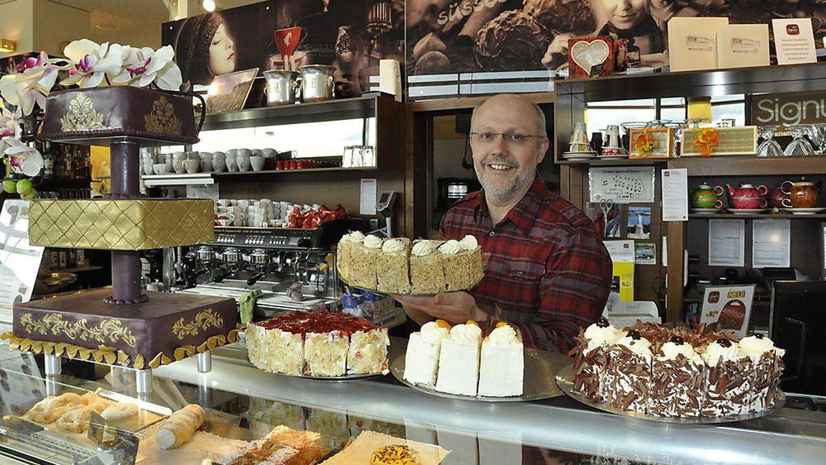 Erich Graf versorgt mit seiner „Graf’s Gastronomy“ in Wolfsberg und St. Andrä auch den süßen Zahn der Wolfsberger