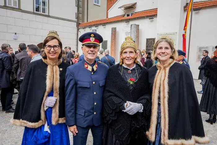Tag der Kärntner Volksabstimmung Festakt im Landhaushof Klagenfurt zum 10. Oktober bei der Stätte der Kärntner Einheit