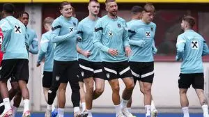 Beste Stimmung beim Abschlusstraining 