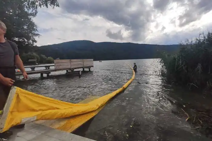 Um den Millstätter See abzusichern, wurden auch dort Ölsperren errichtet