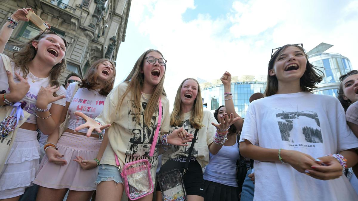 Hunderte Fans sangen in der Wiener Innenstadt