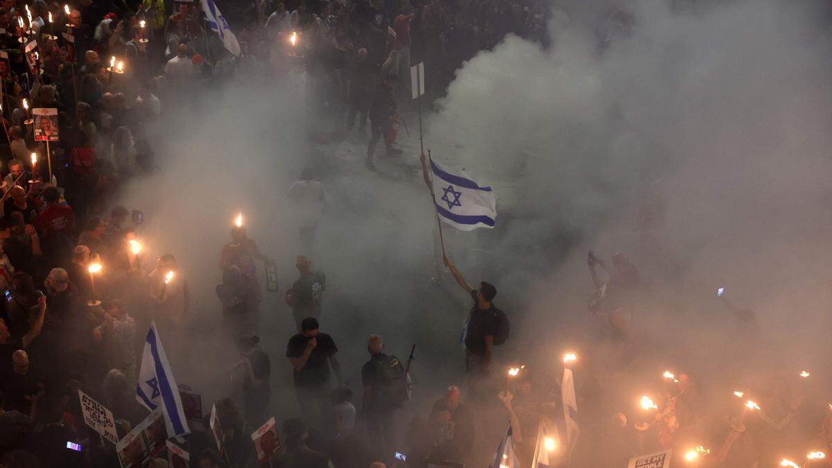 Heftige Demonstrationen in Israel
