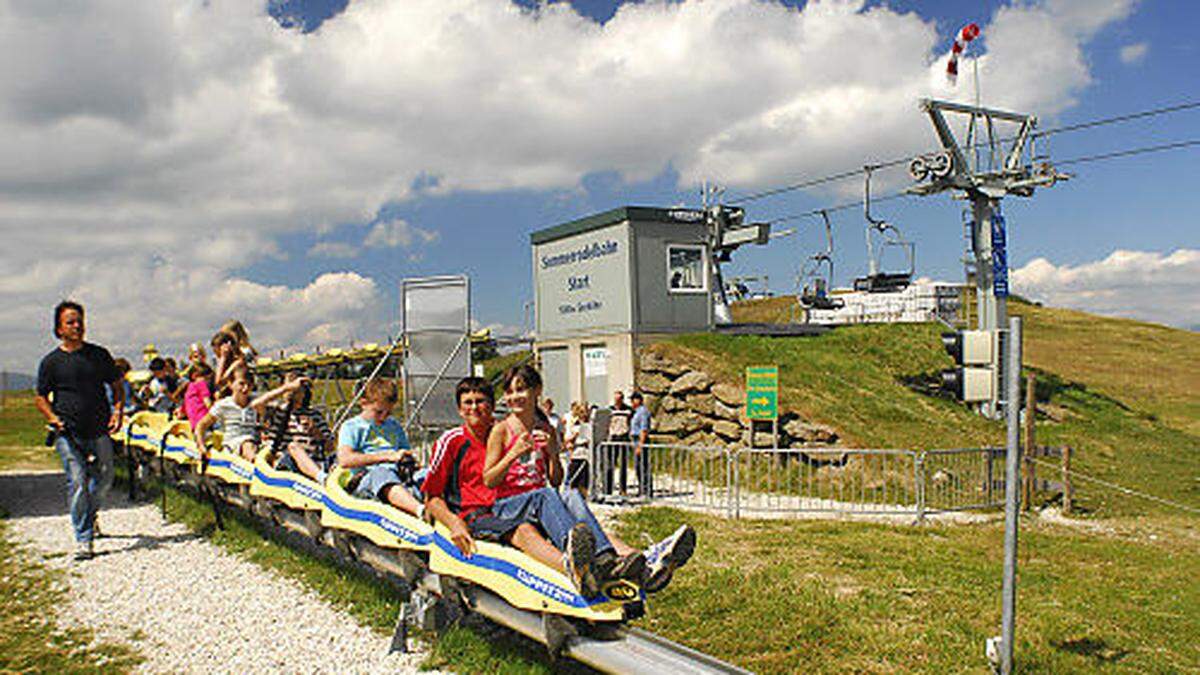 Auch die Rodelbahn hat am Samstag beim Klippitztörler Almauftakt geöffnet