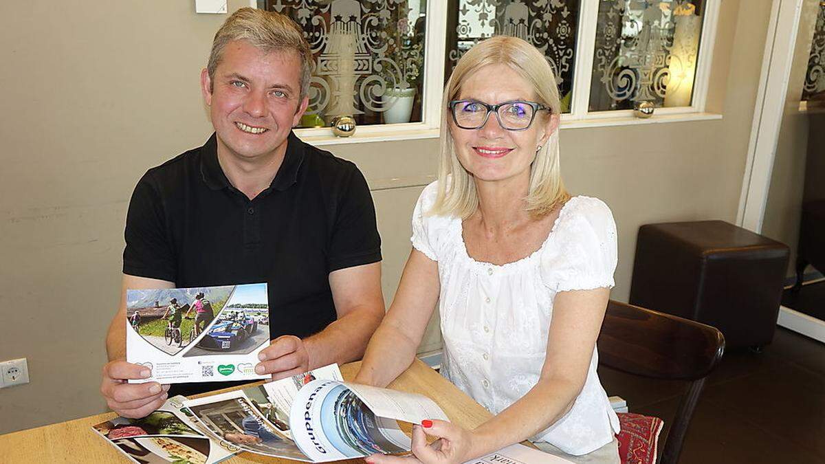 Luden zum Pressegespräch: Michael Ranzmaier-Hausleitner und Gabriele Kolar