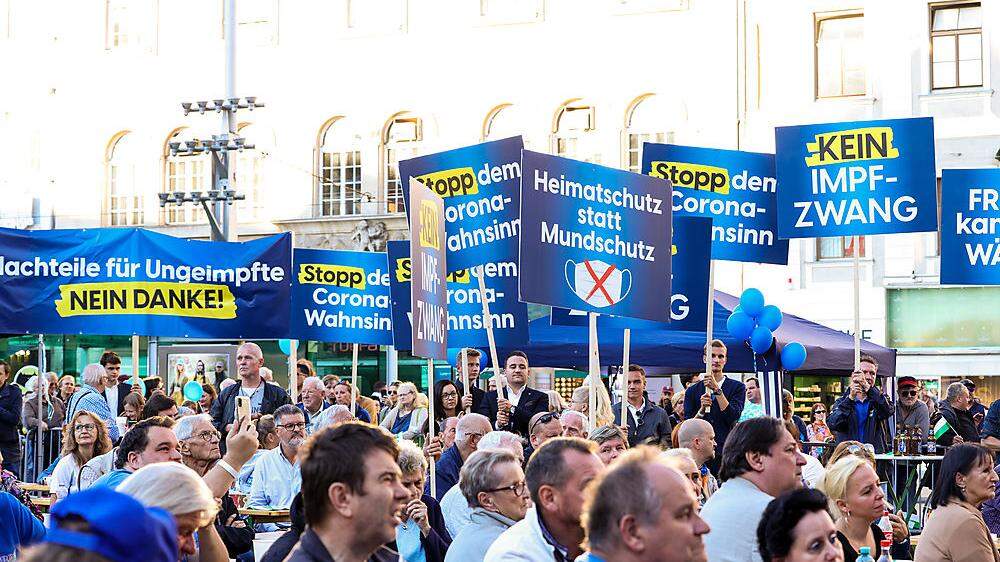 Die FPÖ-Abschlusskundgebung wirft ihre Schatten voraus: Die Polizei rüstet sich für mögliche Gegendemos