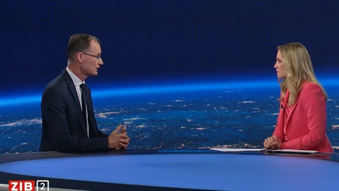 Wolfgang Mueller, Historiker und Osteuropa-Experte der Universität Wien, war zu Gast bei Margit Laufer in der ZiB2.