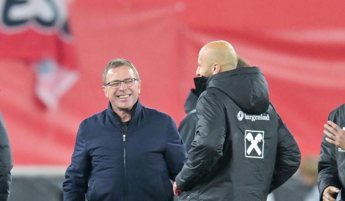 ÖFB-Teamchef Ralf Rangnick durfte strahlen