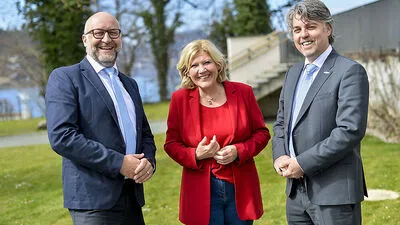 Erwin Smole, Maria-Luise Mathiaschitz und Harald Tschurnig