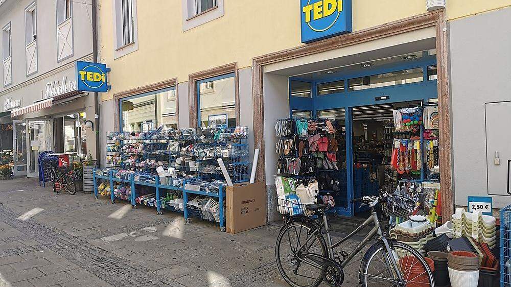 Das TEDi-Geschäft in der Sporergasse in Wolfsberg wird am 20. August geschlossen