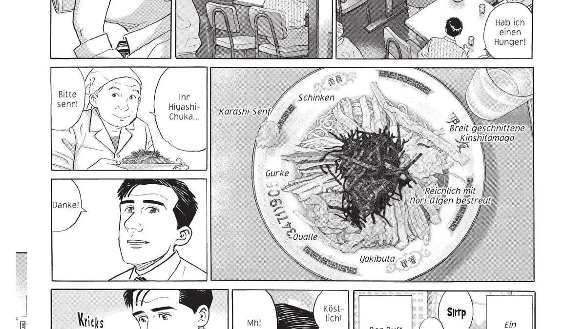 Immer wieder werden die Menüfolgen abgebildet und beschrieben