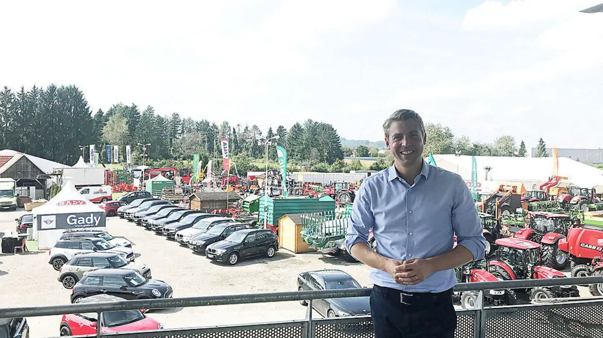 Philipp Gady ist stolz darauf, dass sie den 109. Gady-Markt coronakonform vorbereitet haben