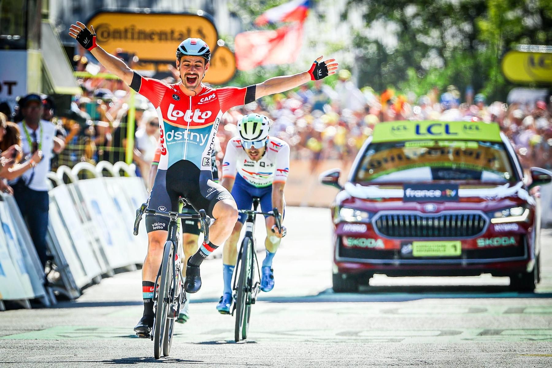 Tour de France: Victor Campenaerts holt sich an Ausreißer-Tag Etappensieg