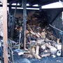 Auch in einer Gartenhütte in Klagenfurt wurde Feuer gelegt