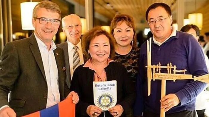 Herbert Gross, Wolfgang Suppan, Davaakhuu Sergelen, Sh. Enkhtuya und J. Galbadrakh
