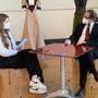 Bildungsminister Martin Polaschek im Interview mit der Modeschule Graz