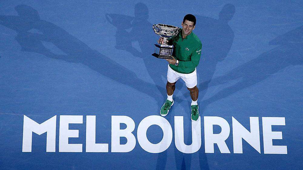 Novak Djokovic triumphierte 2019 bei den Australian Open
