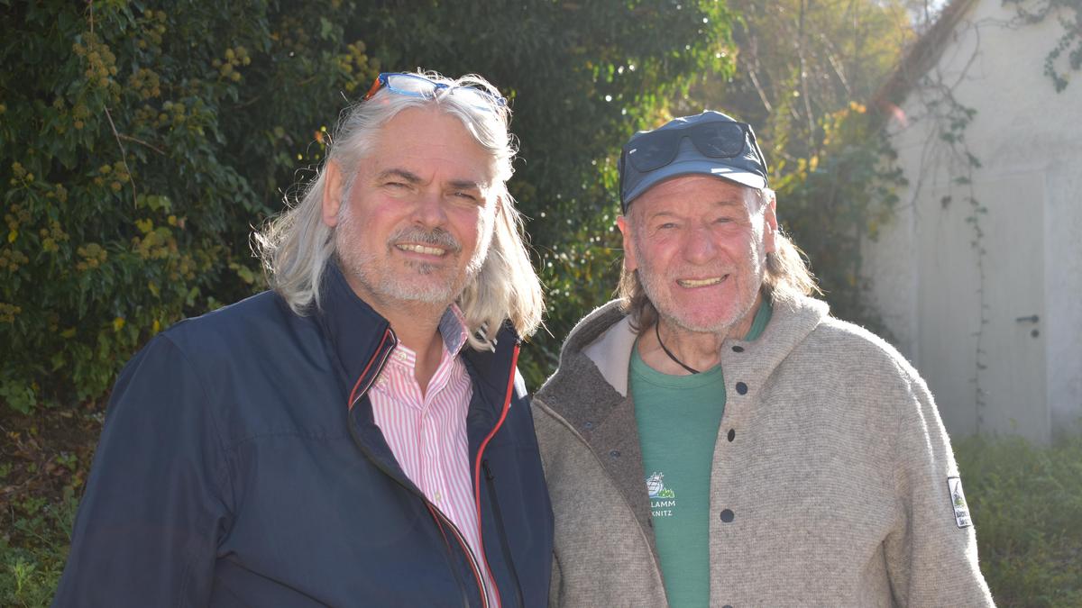 Gerhard Jantscher und Siegfried Wentner sind die Vorsitzenden der Alpenvereinssektion Mixnitz, de die Steiganlage in der Klamm gehört