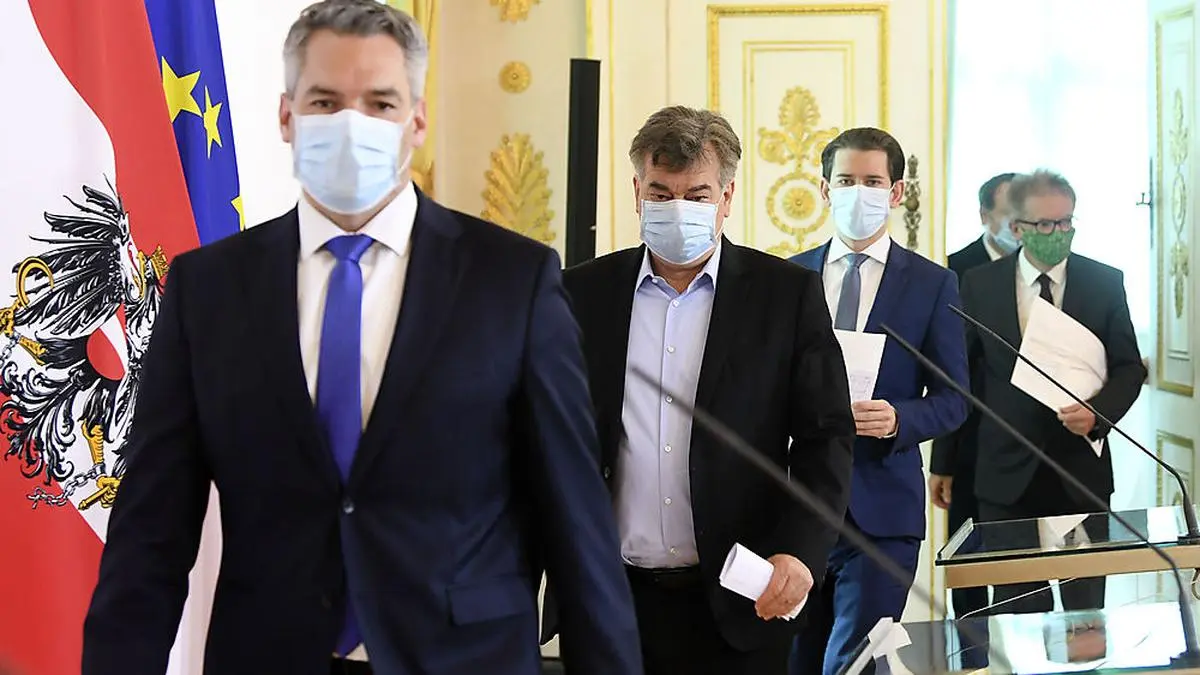 CORONAVIRUS: PK ´AKTUELLES´/ NEHAMMER / KOGLER / KURZ / ANSCHOBER