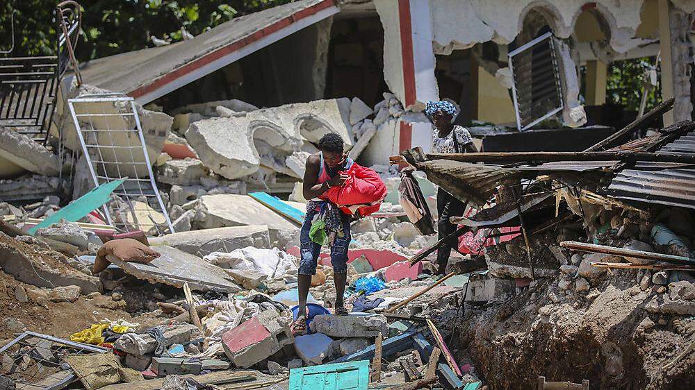 Haiti wurde von einem schweren Erdbeben getroffen