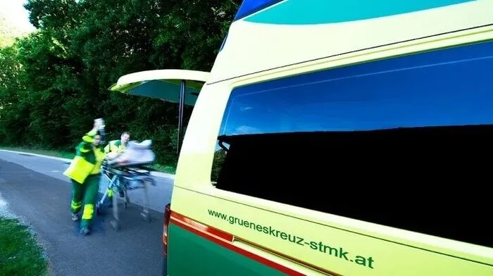 Das Grüne Kreuz Steiermark führte die Erstversorgung der verletzten Frau durch