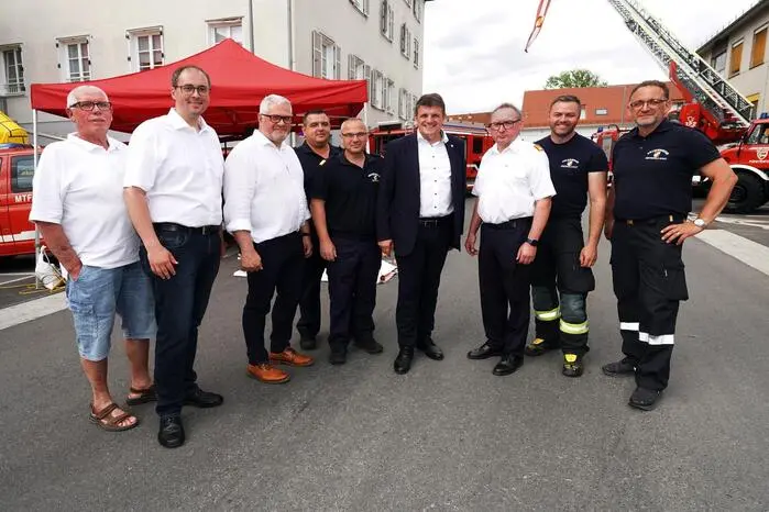 Bereichs- und Stadtfeuerwehrkommandant Gerald Derkitsch konnte auch Bürgermeister Franz Jost und Vizebürgermeister Roland Gogg begrüßen. 