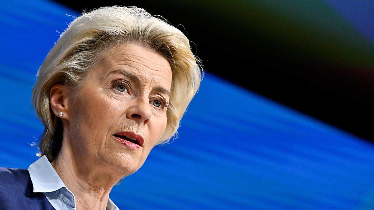 &quot;Wir haben ein gutes Paket. Jetzt ist es Zeit, es umzusetzen&quot;, sagte Von der Leyen mit Blick auf die Absichtserklärung