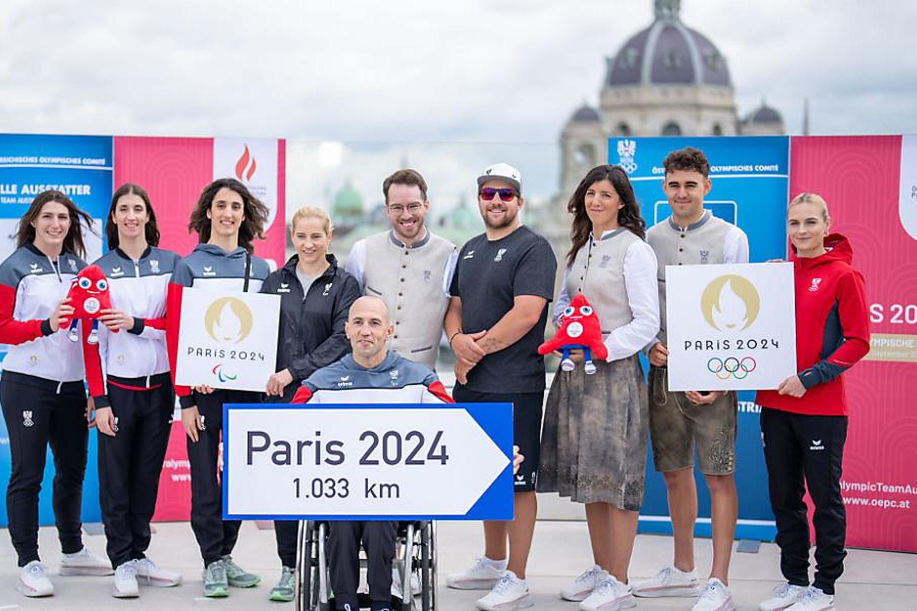 Olympische Spiele in Paris: So sind Österreichs Olympia-Teilnehmer gekleidet