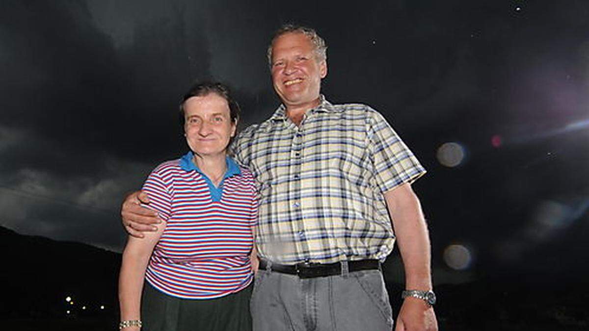 Die verstorbene Martina Moik mit ihrem Bruder Wolfgang Spath