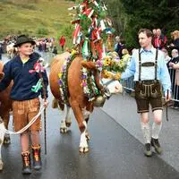 Mit viel Stolz bringen die Almbauern ihre Tiere zum Almabtrieb in Schönberg-Lachtal
