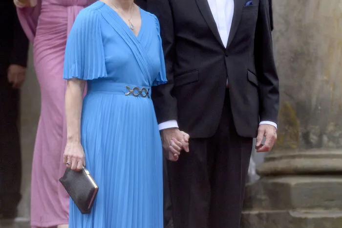 Von der Leyen wurde von ihrem Ehemann Heiko von der Leyen zu den Bayreuther Festspielen begleitet.