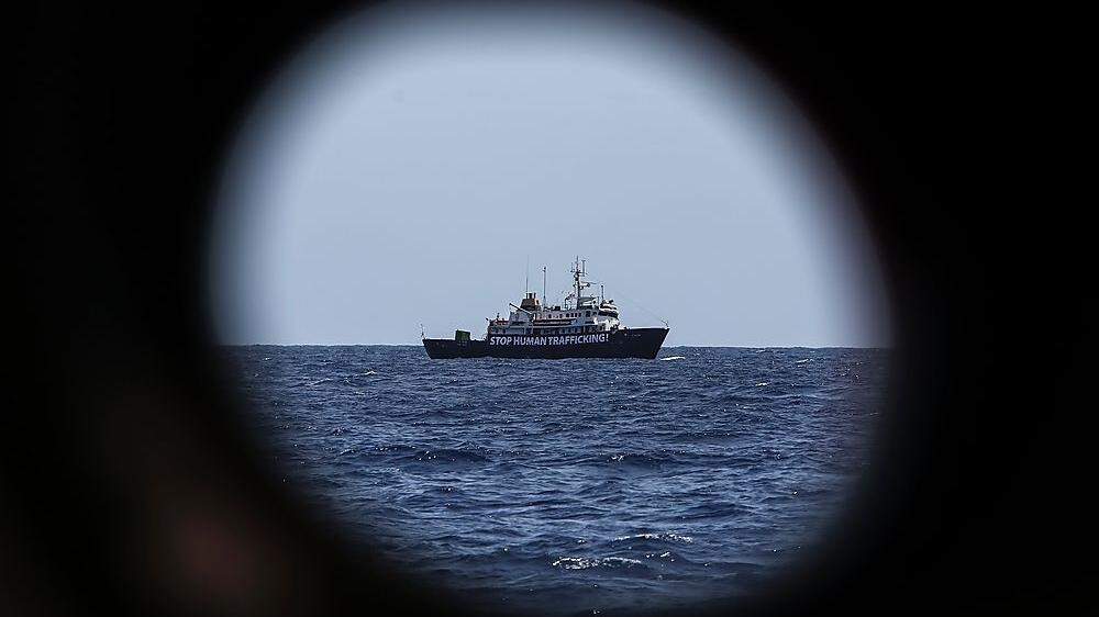NGO-Schiff im Mittelmeer