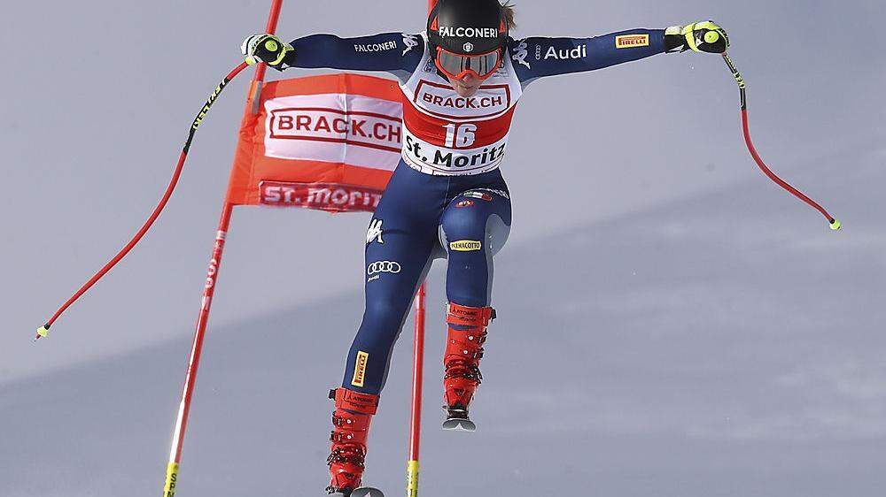 Sofia Goggia kämpfte sich in St. Moritz zum siebten Weltcupsieg