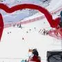 SOELDEN,AUSTRIA,29.OCT.23 - ALPINE SKIING - FIS World Cup season opening,  Rettenbachferner, giant slalom, men. Image shows a feature with the finish arch.
Photo: GEPA pictures/ Patrick Steiner